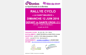 Rallye cyclo  La Saint Maurice 