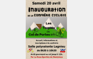 Les Toqués du Col de Portes (défi cyclo) - Journée inaugurale