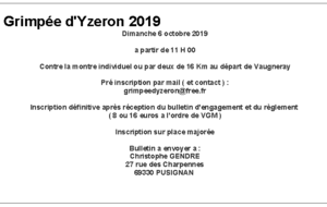 Grimpée d'Yzeron