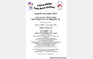 Cyclo-cross de la plaine des jeux de MONTREVEL